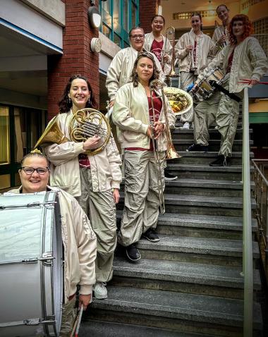 Brazen Brass Band group photo