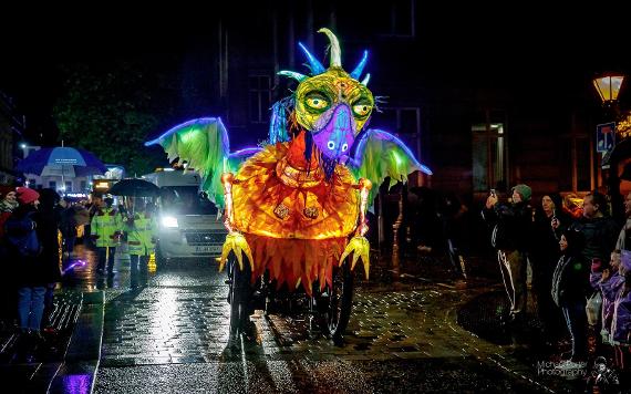 the Mayor of Preston's Covid Thank You torchlight parade