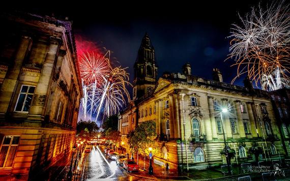 Fireworks in Preston