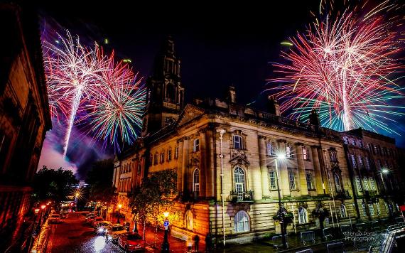 Fireworks in Preston