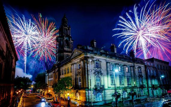 Fireworks in Preston